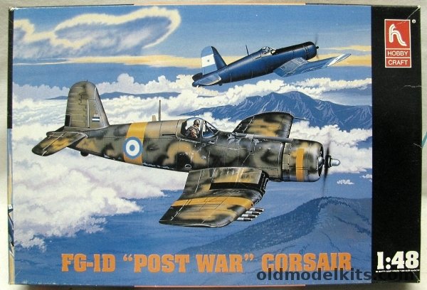 Hobby Craft 1/48 FG-1D 'Post War' Corsair (F4U) COIN - El Salvador 1969 (2 separate aircraft) (last Corsair Combat Action) / US Marines Reserve VMF-232 New York 1949, HC1529 plastic model kit